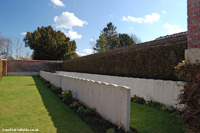 Plot One at Poperinghe Old Military Cemetery