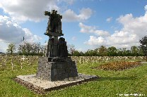 The sculpture in St Charles French Cemetery