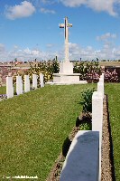 The Cross of Sacrifice at Potijze Chateau Wood Cemetery