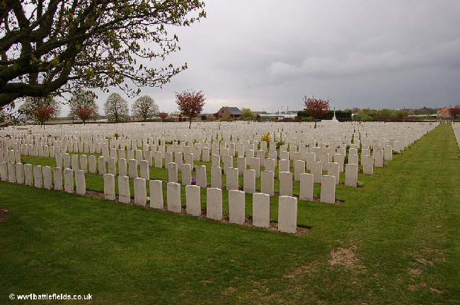 Poelcapelle British Cemetery today