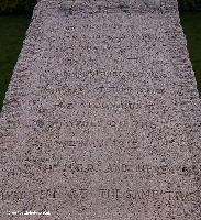 Detail of the inscription on the memorial