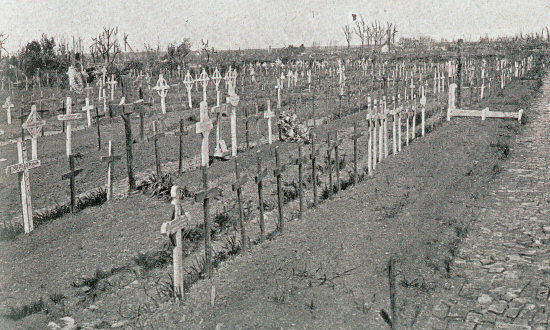 Ypres  Reservoir Cemetery in 1919