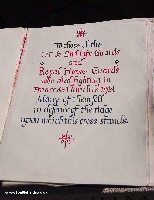 The title page of the register at the Household Cavalry Memorial
