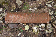 Mortar near Happy Valley Cemetery