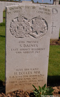 Two men 'known to be buried' in the cemetery commemorated on one special memorial stone