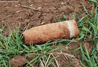 Iron harvest near Rookery Cemetery