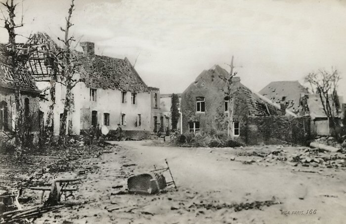 Festubert village during the War