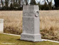 Memorial to 2nd Lieutenant Crichton at Neuve Chapelle