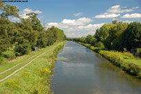 Looking towards the site of Owen's death from the bridge at Ors