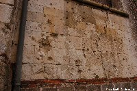 Scarred walls of St. Peter's church, Mailly-Maillet