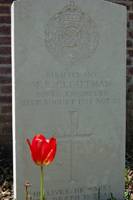 The grave of Lieutenant Cloutman