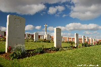 Graves at 2nd Canadian Sunken Road Cemetery