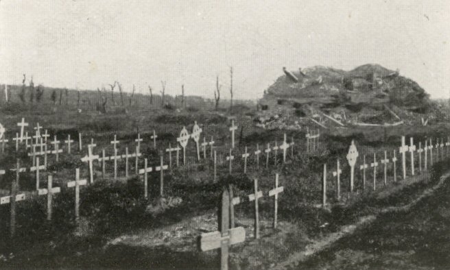 Contalmaison Chateau Cemetery just after the War