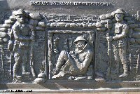 Carving on the memorial