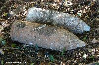 Large shells near Peake Wood Cemetery