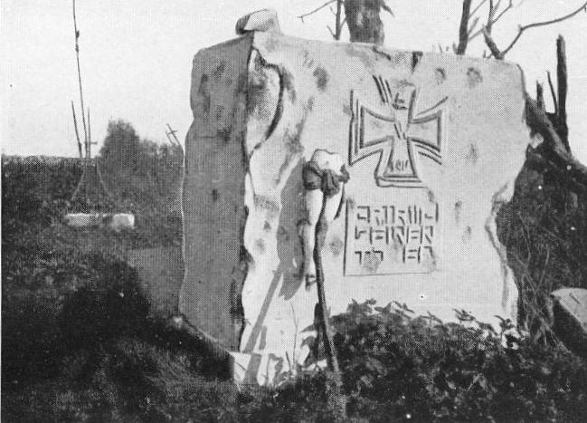 The Reserve Infanterie Regiment 111 Memorial shortly after the War