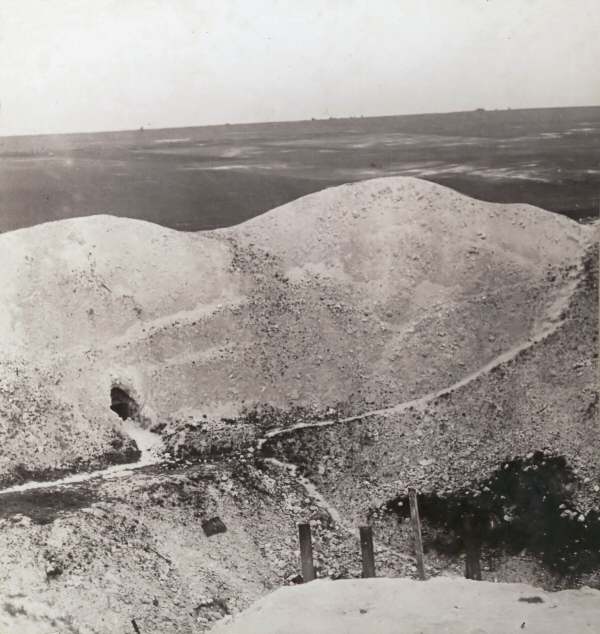 Mine crater at la Boiselle