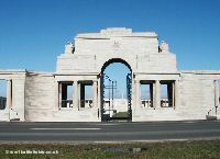 Entrance to Pozieres British Cemetery today