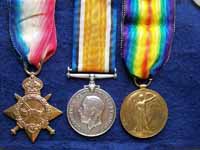 The medals awarded to Lance-Corporal James Roy