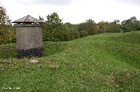 The chimneys of Abri Caverne 320