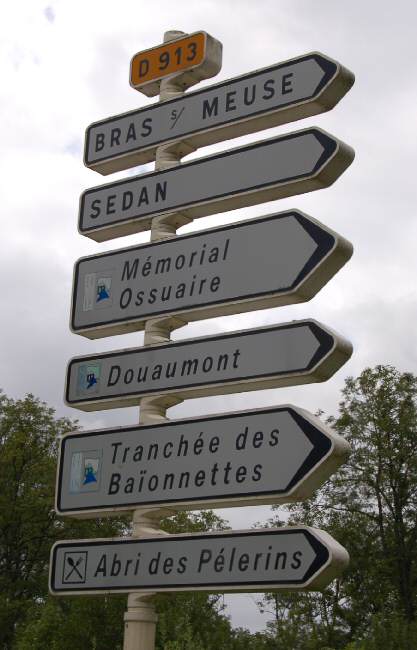 The cente of the Verdun battlefields