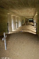 The entrance to the Trench of Bayonets