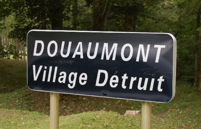 Destroyed village of Douaumont