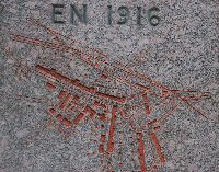 Plan of the village before the War