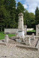 Memorial at the destroyed villge of Cumieres