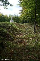 The outline of trenches at Mort-Homme