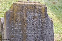A gravestone near the chapel at Louvemont 