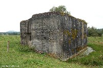 The massive thickness of the structure can be appreciated