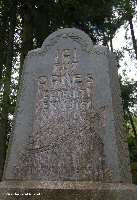 Touring Club de France memorial to the village of Ornes