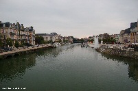 The River Meuse runs through the centre of Verdun