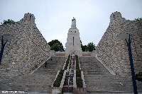 The imposing Victory Monument