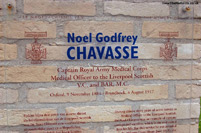 Memorial to Captain Noel Chavasse