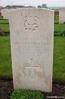 Grave of Major Philby at Hopstore Cemetery