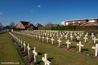 French graves at Poperinghe New Military Cemetery