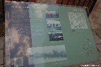 Information board at Gheluvelt Chateau