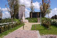 Modern path leading to the memorials at Gheluvelt