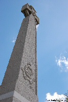 Detail at the base of the cross
