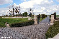 The entrance to Bedford House Cemetery