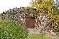 Remains of the chateau that stood at Bedford House