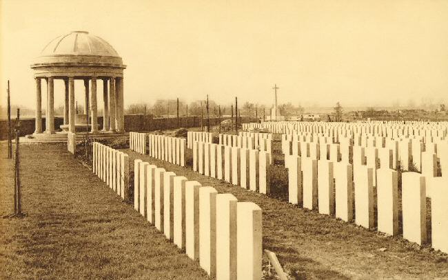 Bedford House Cemetery, perhaps between the wars