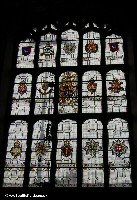 Stained glass window commemorating the Guards