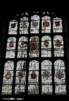 Stained glass window commemorating the Guards