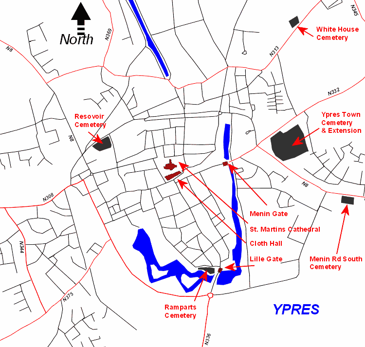 Ypres Map