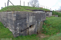 View of the bunker at Zandvoorde