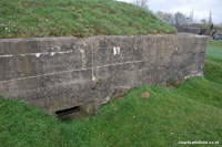 Front of the  Zandvoorde bunker