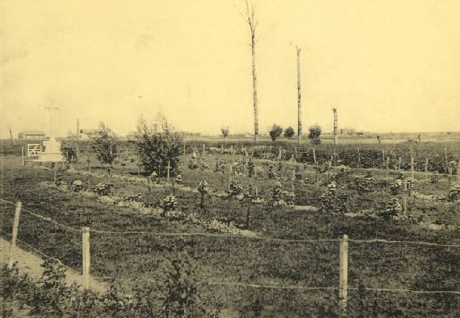 Blauwepoort Farm Cemetery shortly after the War